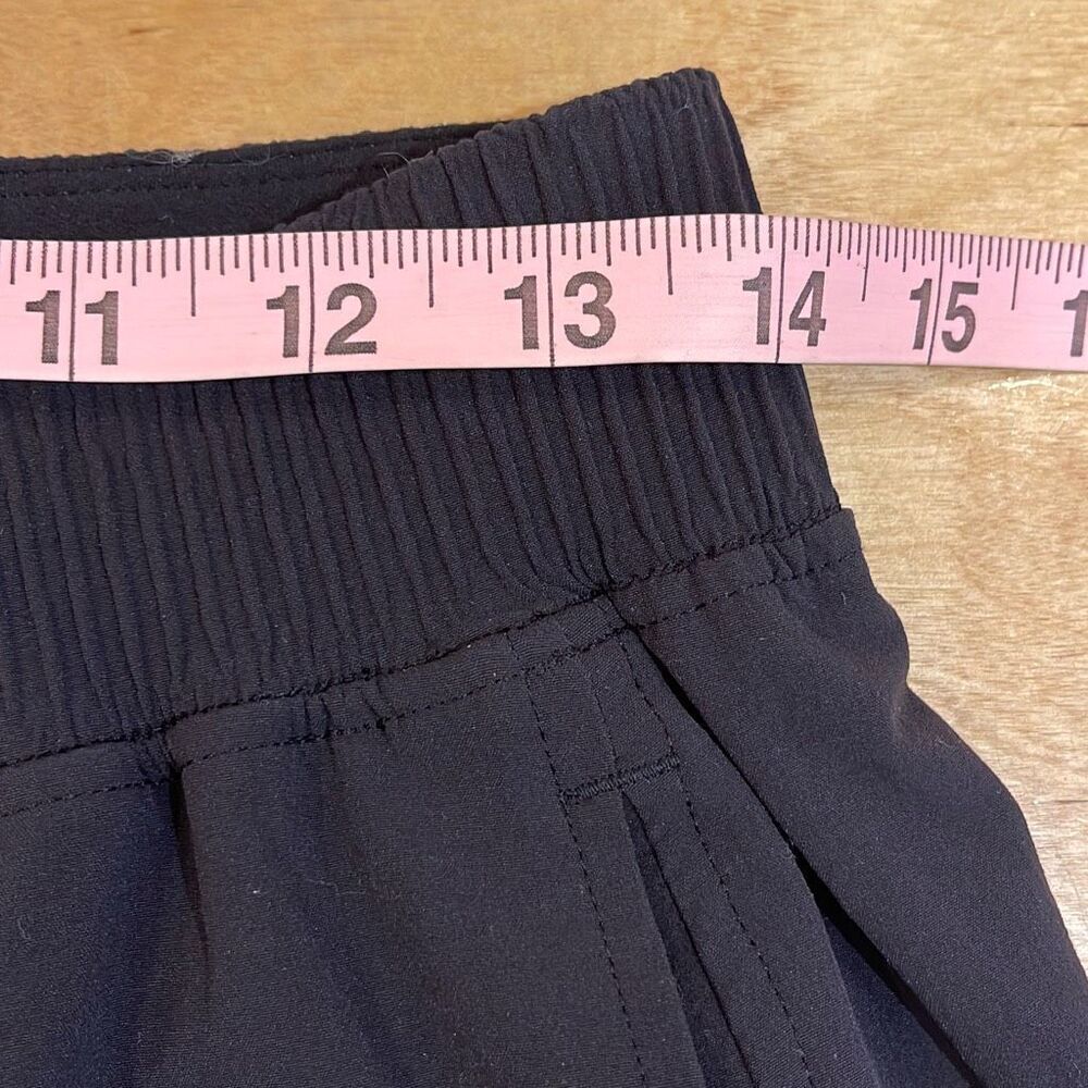 Lululemon Womens Flat Front Stretch Pocket Pull-On Track Pants Black Size Medium - Picture 9 of 11